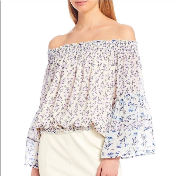 161. Free People Rose Valley Top in Ivory Combo - Picture 5 of 16